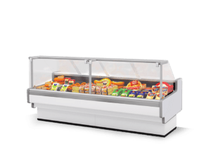 Гастрономические холодильные витрины Aurora Slim SQ Brandford с выкладкой 800мм