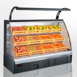 Полувертикальная холодильная горка Louisiana eco ASV 105 VF O A для овощей и фруктов со встроенным компрессором Hitline