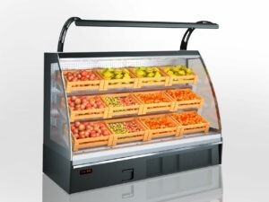 Полувертикальная холодильная горка Louisiana eco ASV 105 VF O A для овощей и фруктов со встроенным компрессором Hitline