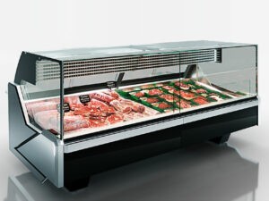 Специализированная витрина Missouri enigma MC 125 meat OS M/A для продажи свежего мяса Hitline