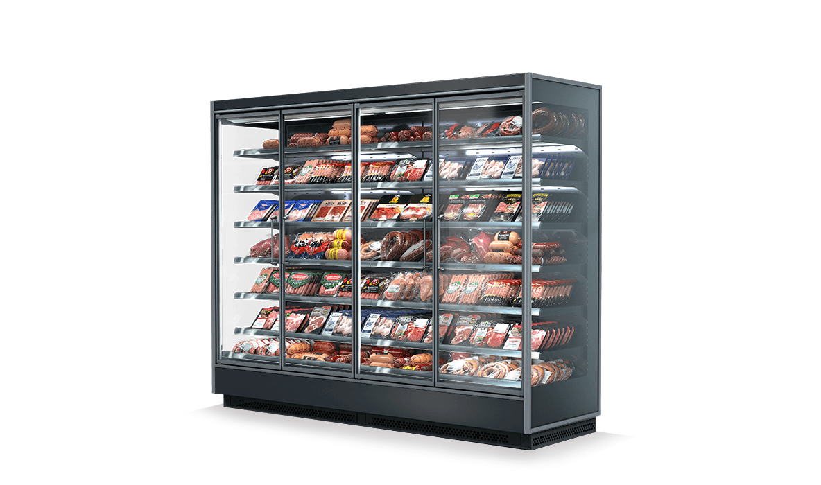Холодильное оборудование на выносном холоде для магазина купить от дилера