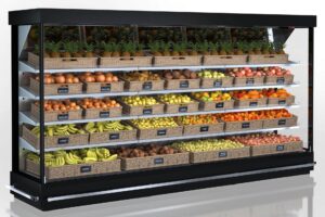 Специализированная витрина для продажи овощей и фруктов Indiana MV 080/090 FV O M Hitline