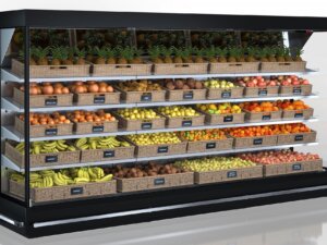 Специализированная витрина для продажи овощей и фруктов Indiana MV 080/090 FV O M Hitline