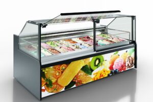 Специализированная витрина для продажи мягкого мороженого Missouri AC 120 ice cream PS A Hitline