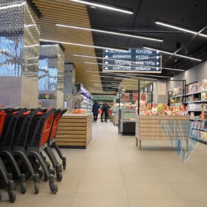 Новый супермаркет площадью 700 кв. м. 
