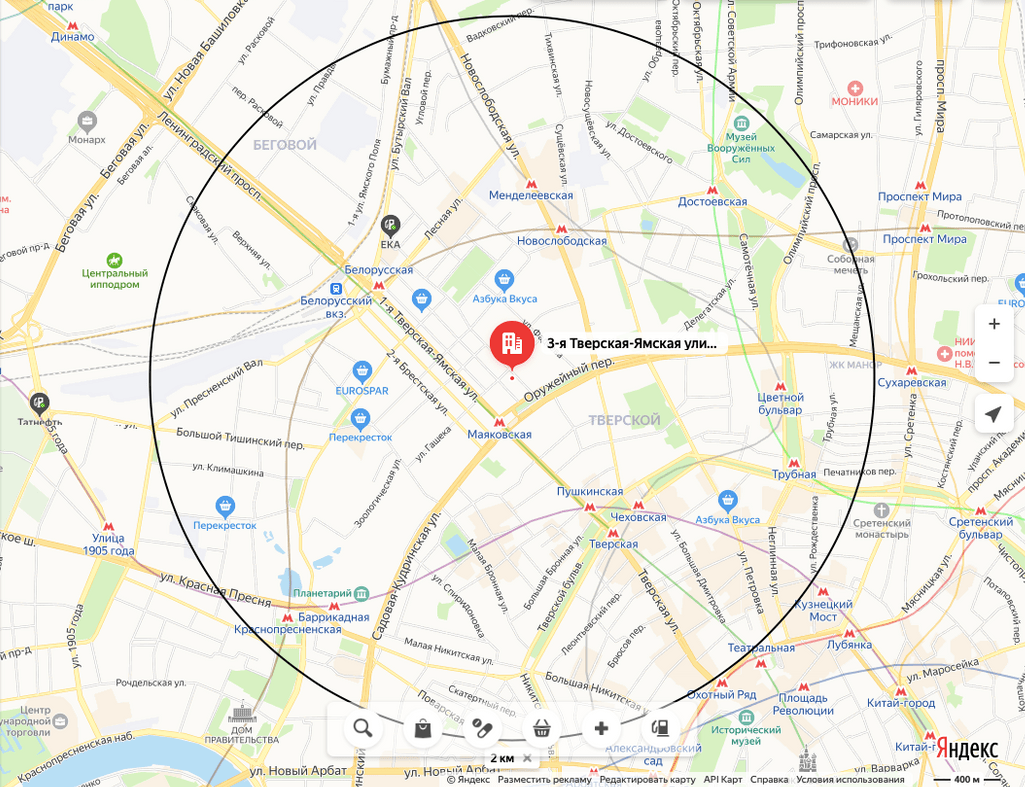 Карта Москвы Яндекс карты
