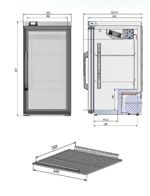 Холодильный шкаф briskly 3 bar