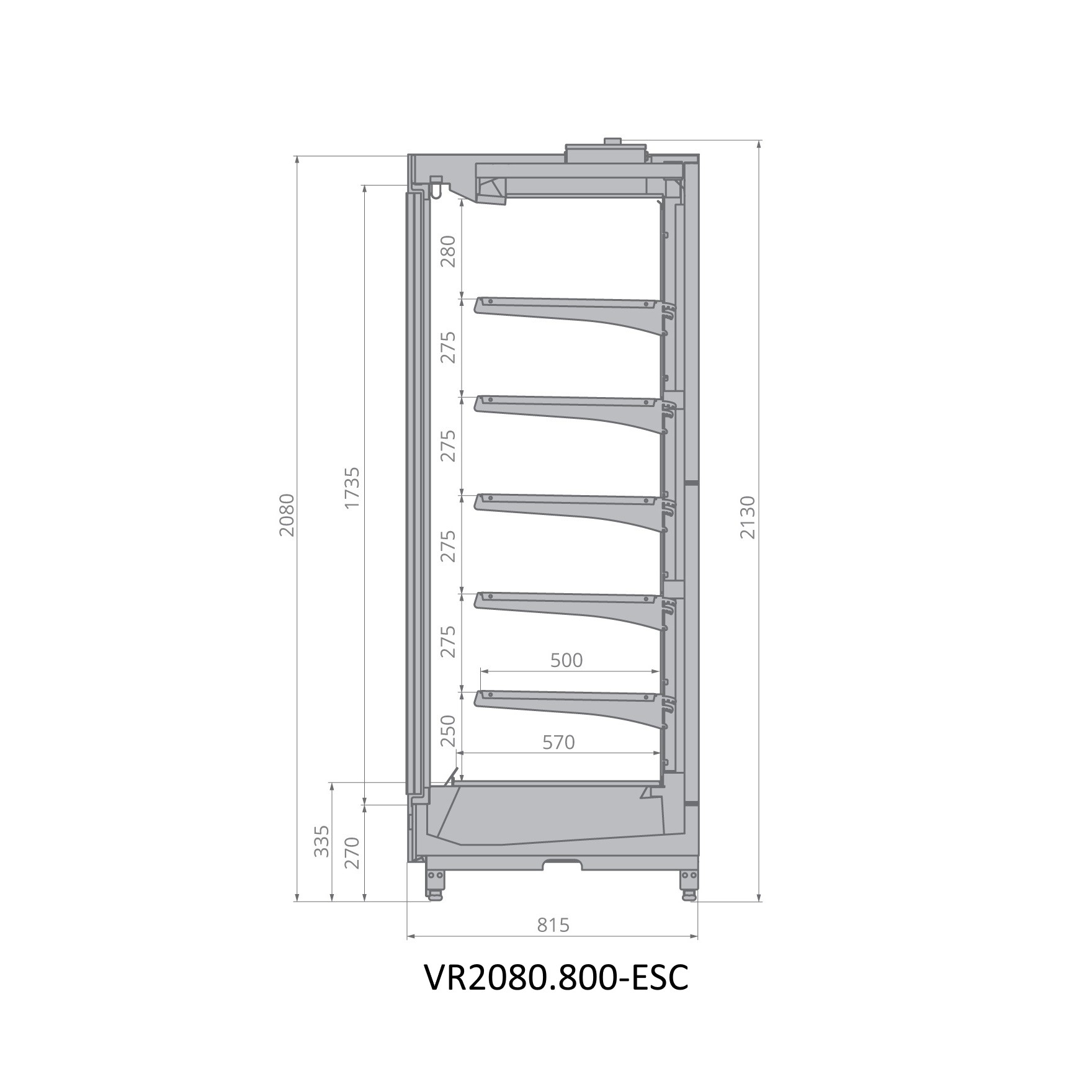 ☆ Холодильные горки VR ESC Brandford с энергосберегающими дверцами купить в  интернет-магазине от 125866 руб. с доставкой