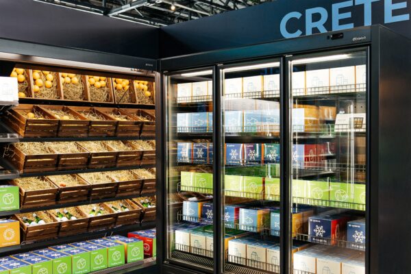 Морозильный шкаф для демонстрации замороженных продуктов CRETE NT