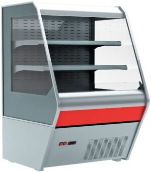 Пристенная холодильная витрина Carboma 1260/700 ВХСп-1,0 Britany F13-07 (стеклопакет)
