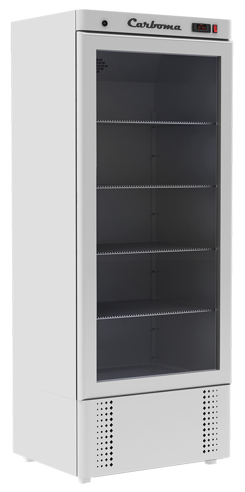 Холодильный шкаф Carboma R560 С (стекло)