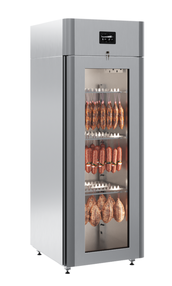 Холодильник для колбасных изделий Polair CS107 Salami (со стеклянной дверью) 