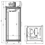 Морозильный шкаф Polair DB107-S