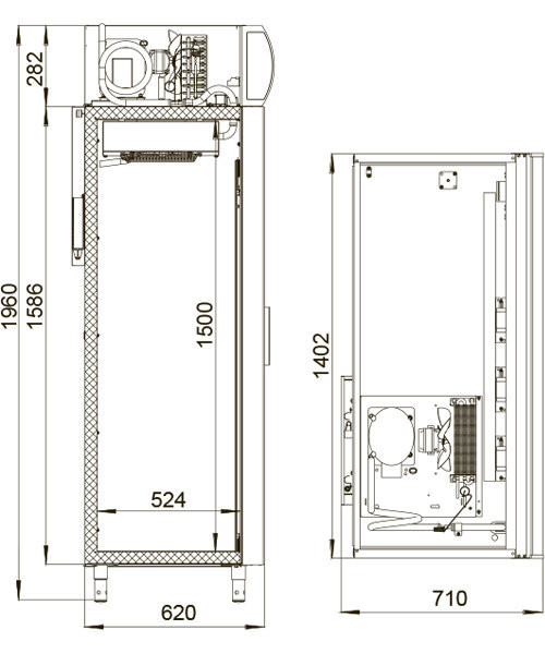 Холодильный шкаф Polair DM110Sd-S