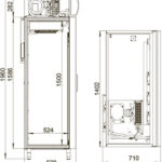 Холодильный шкаф Polair DV110-S