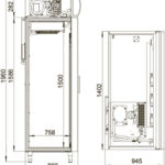 Холодильный шкаф Polair DV114-S